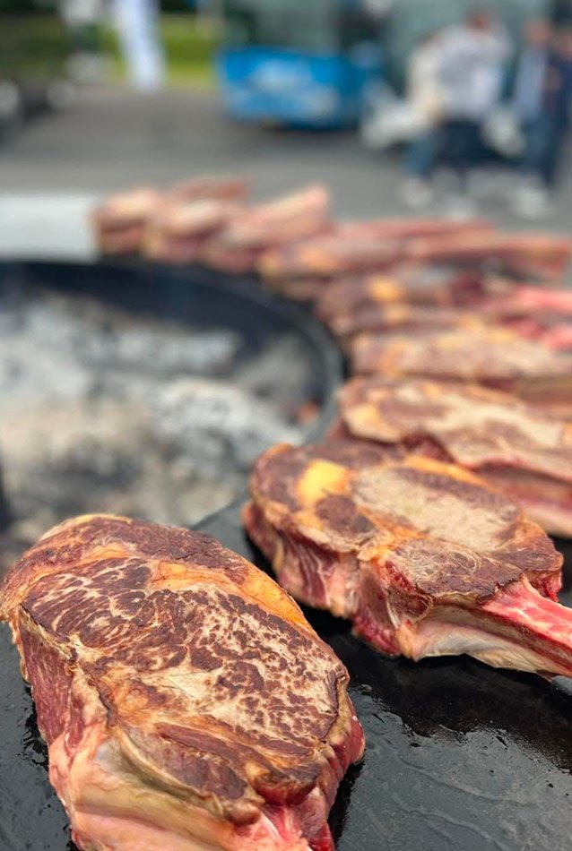 chef cuisine barbecue extérieur